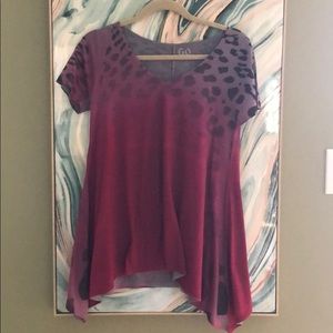 Cheetah print blouse, Dress it up or down